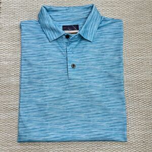 Jack Nicklaus Mens Stay Dri Golf Polo Blue Size S Space Dye Performance